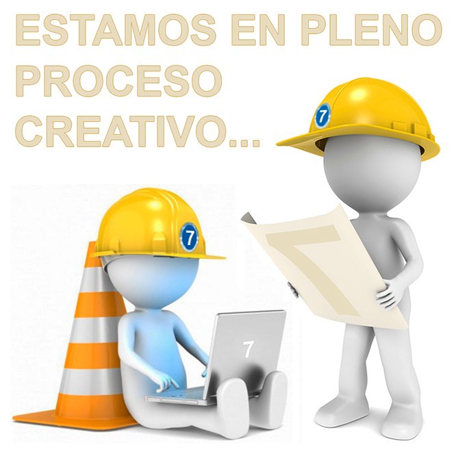 Estamos en pleno proceso creativo...